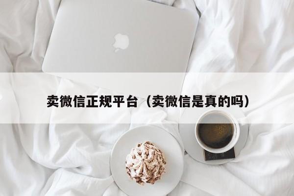 卖微信正规平台（卖微信是真的吗）